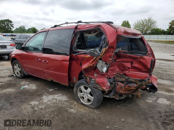 2005 Dodge Caravan SXT with VIN 2D4GP44L05R480918, listed as a Copart auction lot 58523645 with 212,535 mi miles and Salvage title. Bid and sale history available at DreamBid. Image 2.