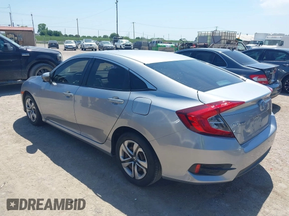 2018 Honda Civic Sedan LX with VIN 19XFC2F53JE042512, listed as a IAAI auction lot 42047847 with 89,505 mi miles. Bid and sale history available at carsss.com. Image 3.