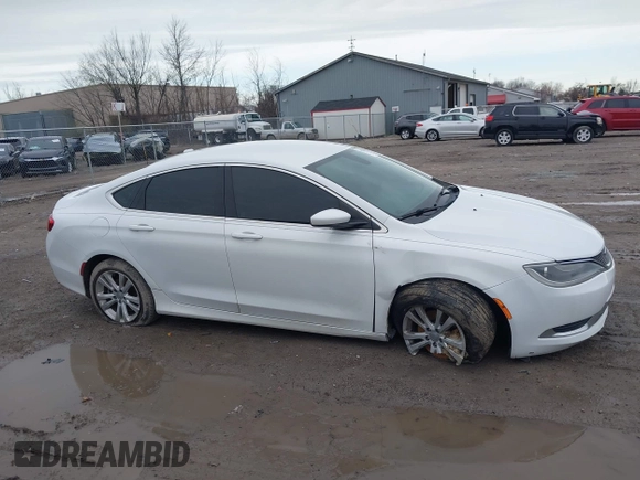 2015 Chrysler 200 Limited with VIN 1C3CCCAB8FN675942, listed as a IAAI auction lot 41956660 with 121,441 mi miles. Bid and sale history available at carsss.com. Image 13.