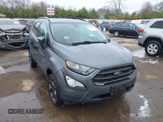 2018 Ford EcoSport SES with VIN MAJ6P1CLXJC161916, listed as a IAAI auction lot 41914892 with 39,776 mi miles and . Bid and sale history available at DreamBid. Image 1.