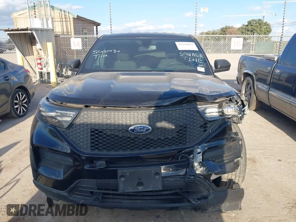 2020 Ford Police Interceptor Utility z VIN 1FM5K8ABXLGC63862, wystawiony jako IAAI lot #41146839 z przebiegiem Nie podano mil oraz . Historia ofert i sprzedaży dostępna na DreamBid. Obrazek 11.