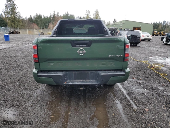 2022 Nissan Frontier S with VIN 1N6ED1CM9NN666098, listed as a Copart auction lot 47490875 with 30,632 mi miles and Salvage Title. Bid and sale history available at carsss.com. Image 6.
