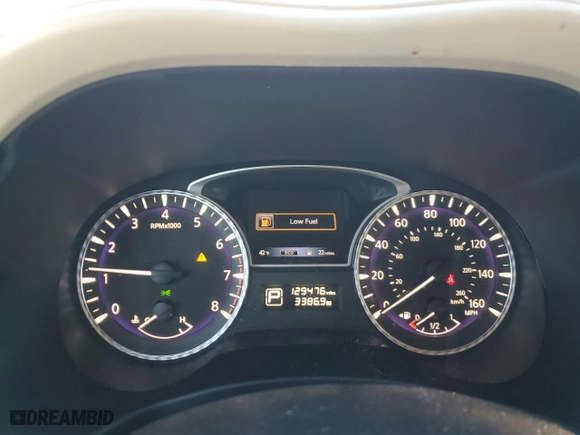 2015 Infiniti QX60 with VIN 5N1AL0MN4FC530525, listed as a Copart auction lot 83909744 with 129,476 mi miles and Salvage Title. Bid and sale history available at carsss.com. Image 9.