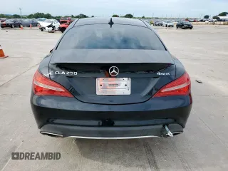 2018 Mercedes-Benz CLA 250 with VIN WDDSJ4GB3JN651024, listed as a Copart auction lot 58586585 with 111,293 mi miles and Salvage title. Bid and sale history available at DreamBid. Image 6.
