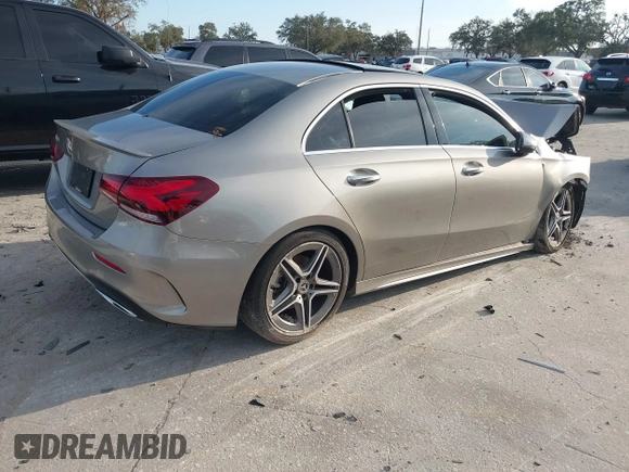 2019 Mercedes-Benz A 220 with VIN WDD3G4EB1KW036022, listed as a IAAI auction lot 42077055 with 98,060 mi miles and . Bid and sale history available at DreamBid. Image 4.
