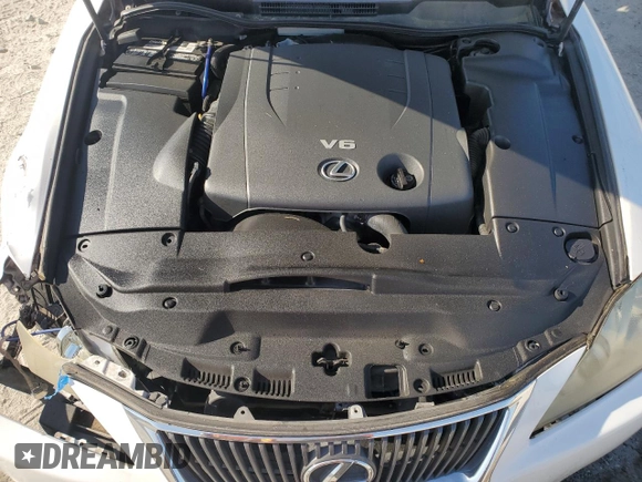 2009 Lexus IS 250 with VIN JTHBK262595086475, listed as a Copart auction lot 52990225 with 80,837 mi miles and Salvage Title. Bid and sale history available at carsss.com. Image 12.