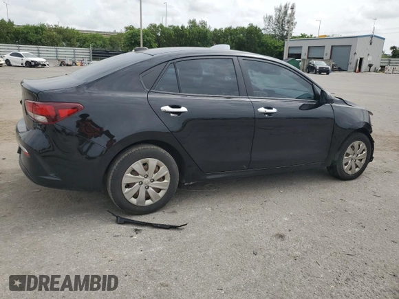 2022 Kia Rio S with VIN 3KPA24AD1NE454960, listed as a Copart auction lot 61937574 with 28,452 mi miles and Salvage Title. Bid and sale history available at carsss.com. Image 3.