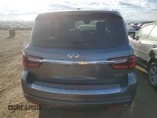 2020 Infiniti QX80 LUXE with VIN JN8AZ2NE4L9250677, listed as a Copart auction lot 72859574 with 96,483 mi miles and Salvage Title. Bid and sale history available at carsss.com. Image 6.