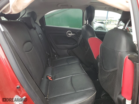 2016 FIAT 500X Lounge with VIN ZFBCFXDT6GP383312, listed as a Copart auction lot 86719634 with 91,127 mi miles and Salvage Title. Bid and sale history available at carsss.com. Image 10.