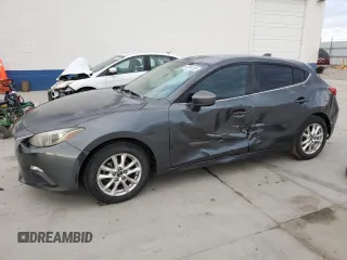 2014 Mazda Mazda3 i Touring with VIN JM1BM1L76E1192652, listed as a Copart auction lot 43961385 with 163,345 mi miles and Salvage Title. Bid and sale history available at carsss.com. Image 1.