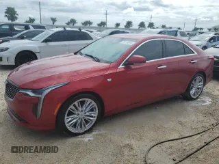 2022 Cadillac CT4 Premium Luxury with VIN 1G6DB5RKXN0120802, listed as a Copart auction lot 75114514 with Not Provided miles and Non Repairable. Bid and sale history available at carsss.com. Image 1.