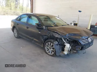 2015 Volkswagen Passat 1.8T Limited Edition with VIN 1VWAT7A36FC054484, listed as a IAAI auction lot 42078125 with 119,550 mi miles. Bid and sale history available at carsss.com. Image 1.