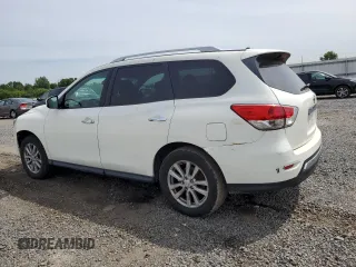 2016 Nissan Pathfinder S with VIN 5N1AR2MN0GC616376, listed as a Copart auction lot 57779555 with 150,896 mi miles and Salvage title. Bid and sale history available at DreamBid. Image 2.