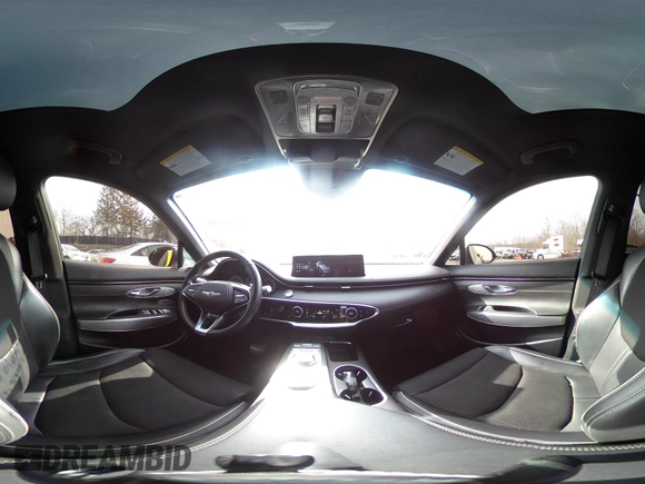 2022 Genesis GV70 Sport with VIN KMUMCDTC6NU028274, listed as a IAAI auction lot 41613720 with 46,522 mi miles and . Bid and sale history available at DreamBid. Image 18.