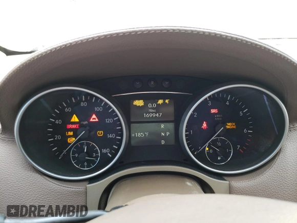 2008 Mercedes-Benz GL-Class 5.5L with VIN 4JGBF86E58A326564, listed as a Copart auction lot 72477614 with 169,947 mi miles and Salvage Title. Bid and sale history available at carsss.com. Image 9.