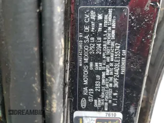 2020 Kia Forte LXS with VIN 3KPF24AD3LE155747, listed as a Copart auction lot 87739865 with 92,107 mi miles and Salvage Title. Bid and sale history available at carsss.com. Image 14.