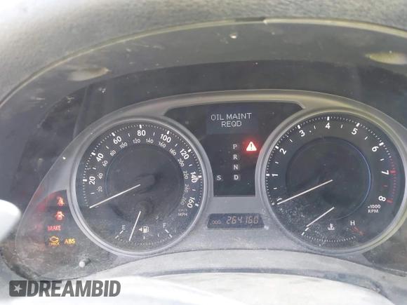 2009 Lexus IS 250 z VIN JTHCK262392027964, wystawiony jako IAAI lot #42110489 z przebiegiem 264 160 mil mil oraz . Historia ofert i sprzedaży dostępna na DreamBid. Obrazek 7.