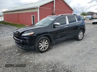 2017 Jeep Cherokee Limited z VIN 1C4PJMDB4HW512268, wystawiony jako Copart lot #54507285 z przebiegiem 109 698 mil mil oraz Szkoda całkowita • Salvage title. Historia ofert i sprzedaży dostępna na DreamBid. Obrazek 1.