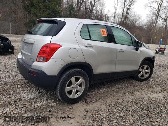 2016 Chevrolet Trax LS with VIN 3GNCJNSB1GL265505, listed as a Copart auction lot 50975665 with 94,391 mi miles and Salvage Title. Bid and sale history available at carsss.com. Image 3.