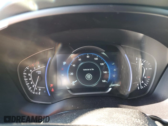 2020 Hyundai Santa Fe SEL with VIN 5NMS3CAD9LH279665, listed as a Copart auction lot 41448755 with 24,779 mi miles and Salvage Title. Bid and sale history available at carsss.com. Image 9.