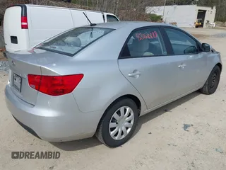 2010 Kia Forte LX with VIN KNAFT4A22A5108680, listed as a IAAI auction lot 42068889 with 77,329 mi miles. Bid and sale history available at carsss.com. Image 4.