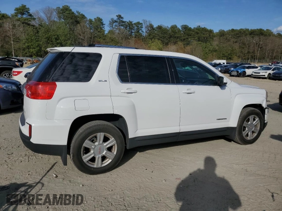 2016 GMC Terrain SLE with VIN 2GKALMEK1G6306854, listed as a Copart auction lot 51112835 with 64,582 mi miles and Salvage Title. Bid and sale history available at carsss.com. Image 3.