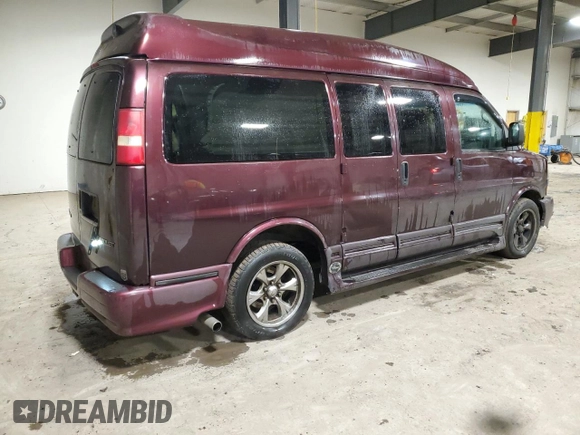 2005 Chevrolet Express Cargo Van YF7 Upfitter with VIN 1GBFG15T951117693, listed as a Copart auction lot 41397705 with 175,869 mi miles and Salvage Title. Bid and sale history available at carsss.com. Image 3.