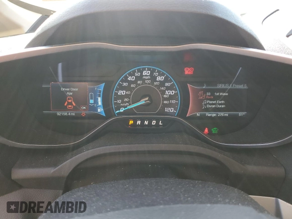 2016 Ford C-Max Energi SEL with VIN 1FADP5CU9GL117454, listed as a Copart auction lot 46304824 with 92,158 mi miles and Non Repairable. Bid and sale history available at carsss.com. Image 9.