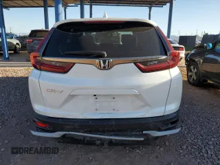 2022 Honda CR-V EX-L with VIN 2HKRW1H81NH404540, listed as a Copart auction lot 54071075 with 18,217 mi miles and Salvage Title. Bid and sale history available at carsss.com. Image 6.