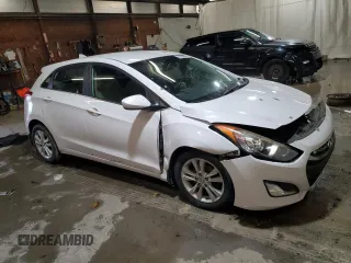 2013 Hyundai Elantra GT with VIN KMHD35LE5DU119086, listed as a Copart auction lot 73553854 with 91,452 mi miles and Salvage Title. Bid and sale history available at carsss.com. Image 4.