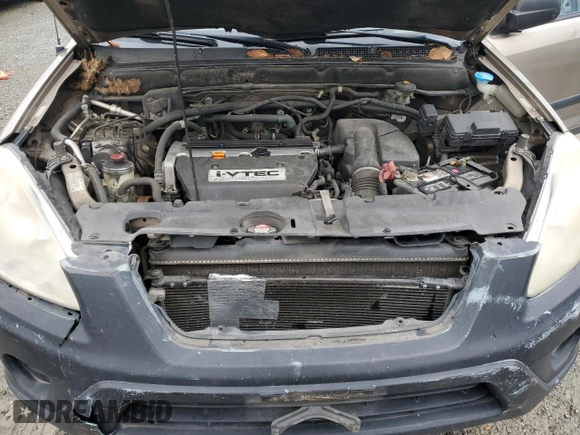 2006 Honda CR-V LX with VIN JHLRD78556C005175, listed as a Copart auction lot 51446315 with 185,801 mi miles and Salvage Title. Bid and sale history available at carsss.com. Image 11.