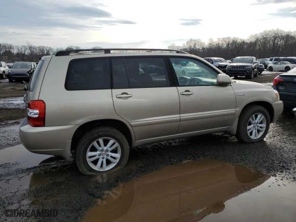 2007 Toyota Highlander Hybrid with VIN JTEHW21A970039373, listed as a Copart auction lot 46663525 with 272,706 mi miles and Clean Title. Bid and sale history available at carsss.com. Image 3.