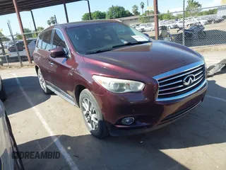 2014 Infiniti QX60 Hybrid with VIN 5N1CL0MM3EC548271, listed as a IAAI auction lot 42093901 with 139,377 mi miles and . Bid and sale history available at DreamBid. Image 1.