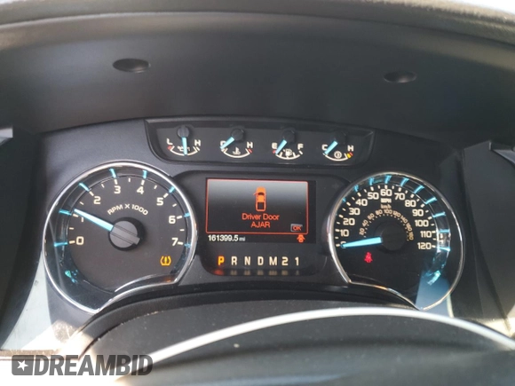 2012 Ford F-150 XL with VIN 1FTFW1EF6CFB58405, listed as a Copart auction lot 65570425 with 161,399 mi miles and Salvage title. Bid and sale history available at DreamBid. Image 9.