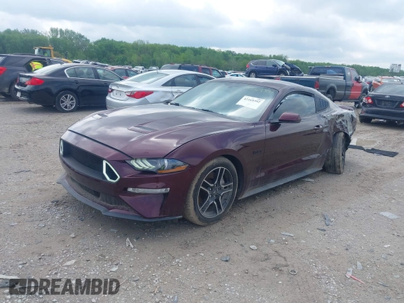 2018 Ford Mustang GT with VIN 1FA6P8CF3J5165619, listed as a IAAI auction lot 42169392 with 77,733 mi miles and . Bid and sale history available at DreamBid. Image 17.
