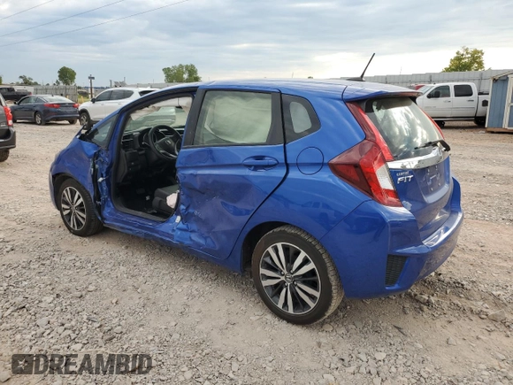 2017 Honda Fit EX-L with VIN JHMGK5H99HS018102, listed as a Copart auction lot 75699334 with Not provided miles and Salvage title. Bid and sale history available at DreamBid. Image 2.