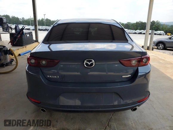 2022 Mazda 3 Carbon Edition with VIN 3MZBPACL0NM318475, listed as a Copart auction lot 59286455 with 27,327 mi miles and Salvage title. Bid and sale history available at DreamBid. Image 6.