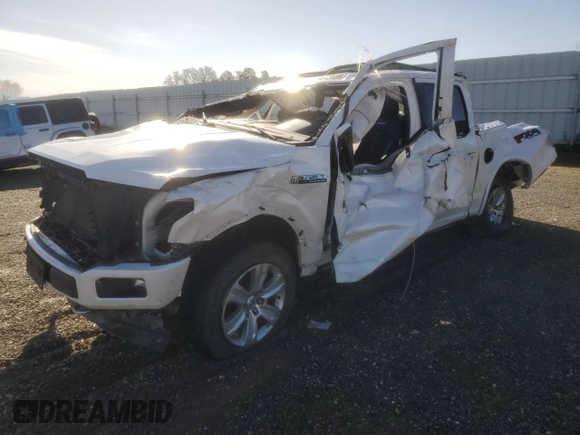 2018 Ford F-150 XL with VIN 1FTEW1EG9JFD30234, listed as a Copart auction lot 48420045 with 0 mi miles and Salvage Title. Bid and sale history available at carsss.com. Image 1.