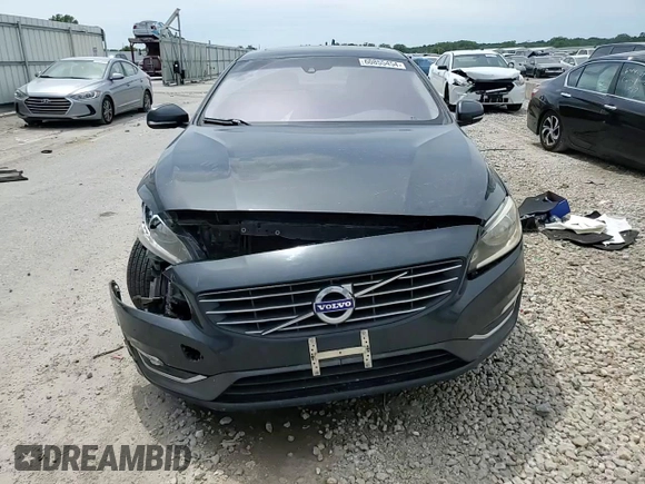 2014 Volvo S60 T6 with VIN YV1902FH9E2281527, listed as a Copart auction lot 60855454 with 0 mi miles and Salvage Title. Bid and sale history available at carsss.com. Image 11.