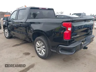 2021 Chevrolet Silverado 1500 Custom with VIN 1GCPWBEK7MZ150417, listed as a IAAI auction lot 41901976 with 121,570 mi miles and . Bid and sale history available at DreamBid. Image 3.