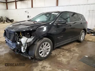 2021 Chevrolet Equinox LT with VIN 2GNAXKEV6M6144768, listed as a Copart auction lot 47867975 with 129,344 mi miles and Salvage Title. Bid and sale history available at carsss.com. Image 1.