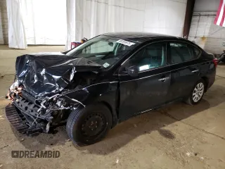 2019 Nissan Sentra S z VIN 3N1AB7AP5KY436793, wystawiony jako Copart lot #88389975 z przebiegiem 51 543 mil mil oraz Szkoda całkowita • Salvage title. Historia ofert i sprzedaży dostępna na DreamBid. Obrazek 1.
