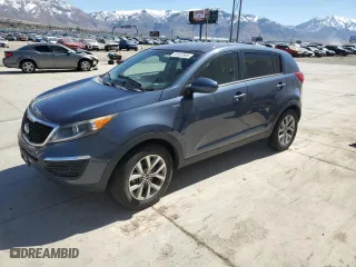 2016 Kia Sportage LX with VIN KNDPBCAC2G7832301, listed as a Copart auction lot 50597985 with 81,427 mi miles and Clean Title. Bid and sale history available at carsss.com. Image 1.