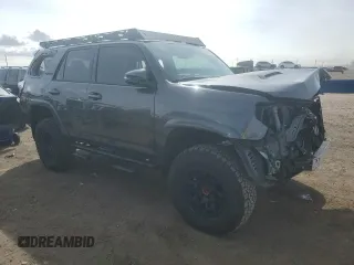 2023 Toyota 4Runner TRD Pro with VIN JTELU5JR5P6126630, listed as a Copart auction lot 49896445 with 33,257 mi miles and Salvage title. Bid and sale history available at DreamBid. Image 4.