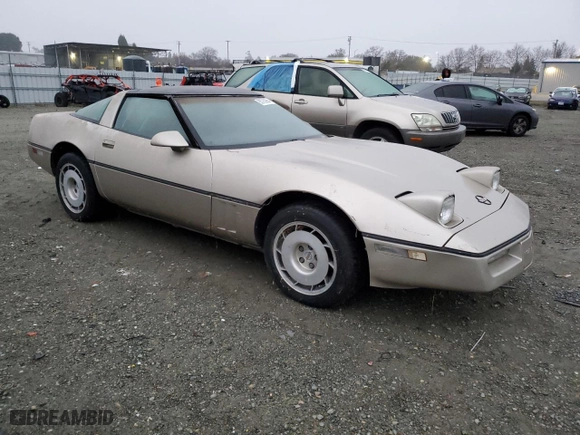 1986 Chevrolet Corvette with VIN 1G1YY0781G5123609, listed as a Copart auction lot 85760964 with 0 mi miles and Clean Title. Bid and sale history available at carsss.com. Image 4.