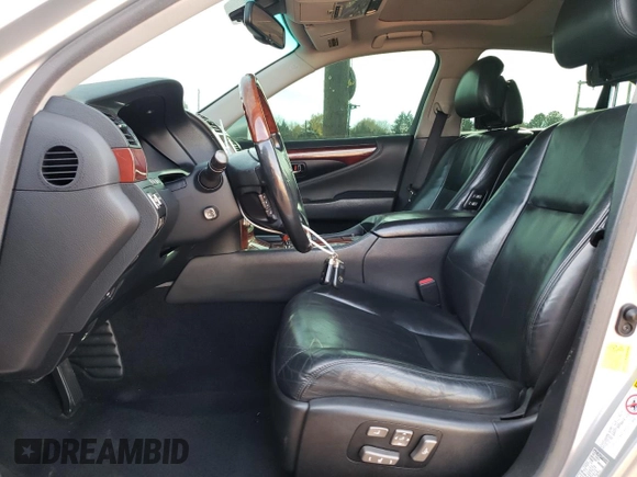 2012 Lexus LS 460 with VIN JTHCL5EF8C5014605, listed as a Copart auction lot 81706824 with Not provided miles and Salvage title. Bid and sale history available at DreamBid. Image 7.