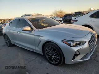 2019 Genesis G70 Advanced with VIN KMTG64LA3KU037467, listed as a Copart auction lot 85215154 with 45,338 mi miles and Salvage Title. Bid and sale history available at DreamBid. Image 4.