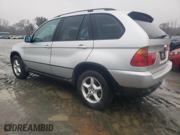 2002 BMW X5 3.0i with VIN 5UXFA53542LP29033, listed as a Copart auction lot 84638854 with 123,542 mi miles and Clean Title. Bid and sale history available at carsss.com. Image 2.