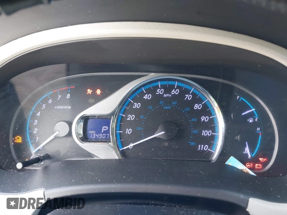 2014 Toyota Sienna XLE with VIN 5TDYK3DC1ES472036, listed as a IAAI auction lot 40546573 with 134,907 mi miles and . Bid and sale history available at DreamBid. Image 7.