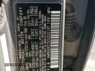 2012 Hyundai Veracruz Limited z VIN KM8NU4CC5CU205197, wystawiony jako Copart lot #64968815 z przebiegiem 130 296 mil mil oraz Szkoda całkowita • Salvage title. Historia ofert i sprzedaży dostępna na DreamBid. Obrazek 13.